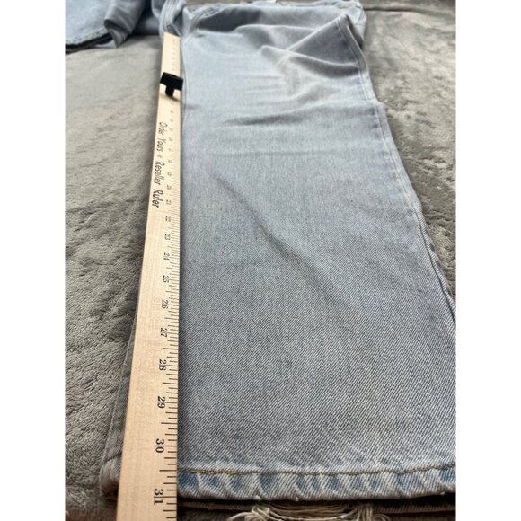 Vintage Levis Strauss 519 Mens 39x30.5 Signature Regular Fit Jeans Light Wash - Picture 6 of 14